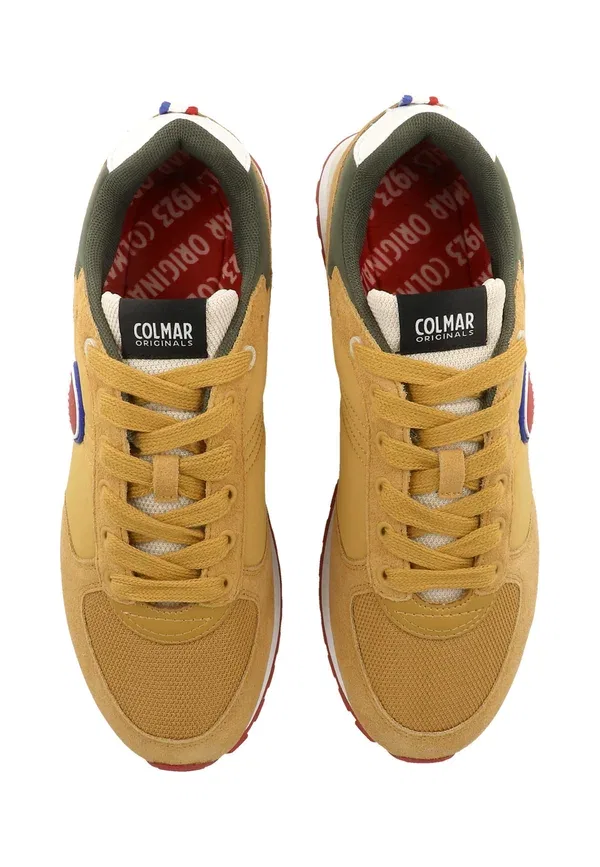 Кроссовки Colmar travis colors trainers, охра-хаки-светло-бежевый — фото 3