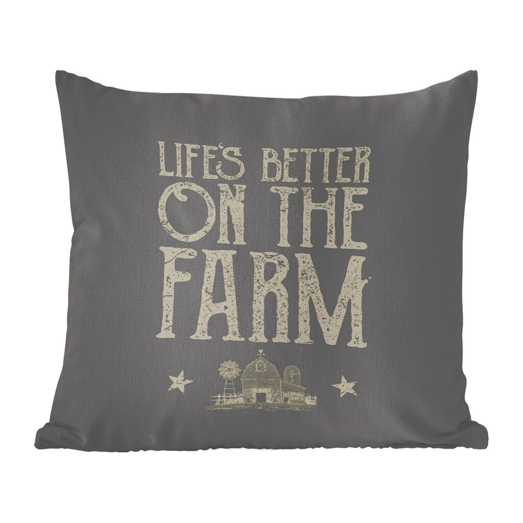 

MuchoWow Декоративная подушка Диванная подушка Декоративная подушка для гостиной 45 x 45 см Винтаж - Ферма - Животные - Чехлы на подушки - Декоративные чехлы на подушки - Декоративные чехлы на подушки