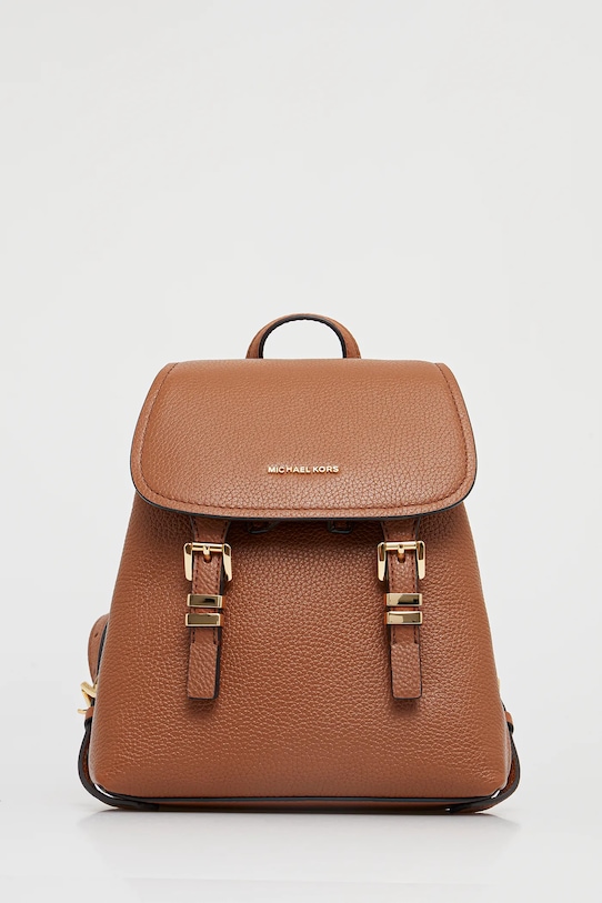 

Кожаный рюкзак Quinn Michael Michael Kors, коричневый