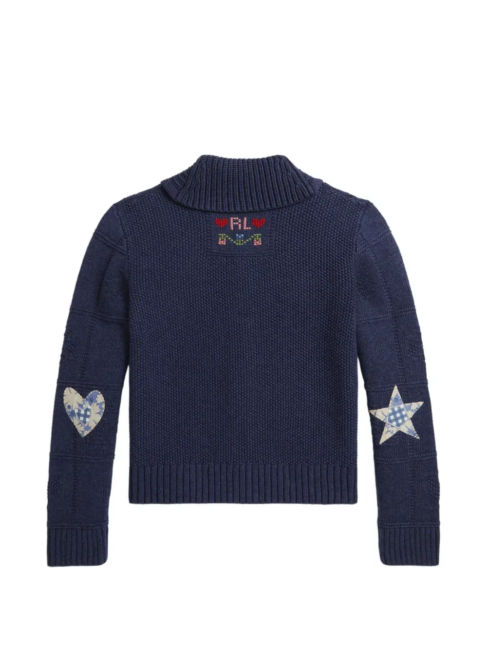Кардиган с воротником-шалью Polo Ralph Lauren Kids, синий — фото 2