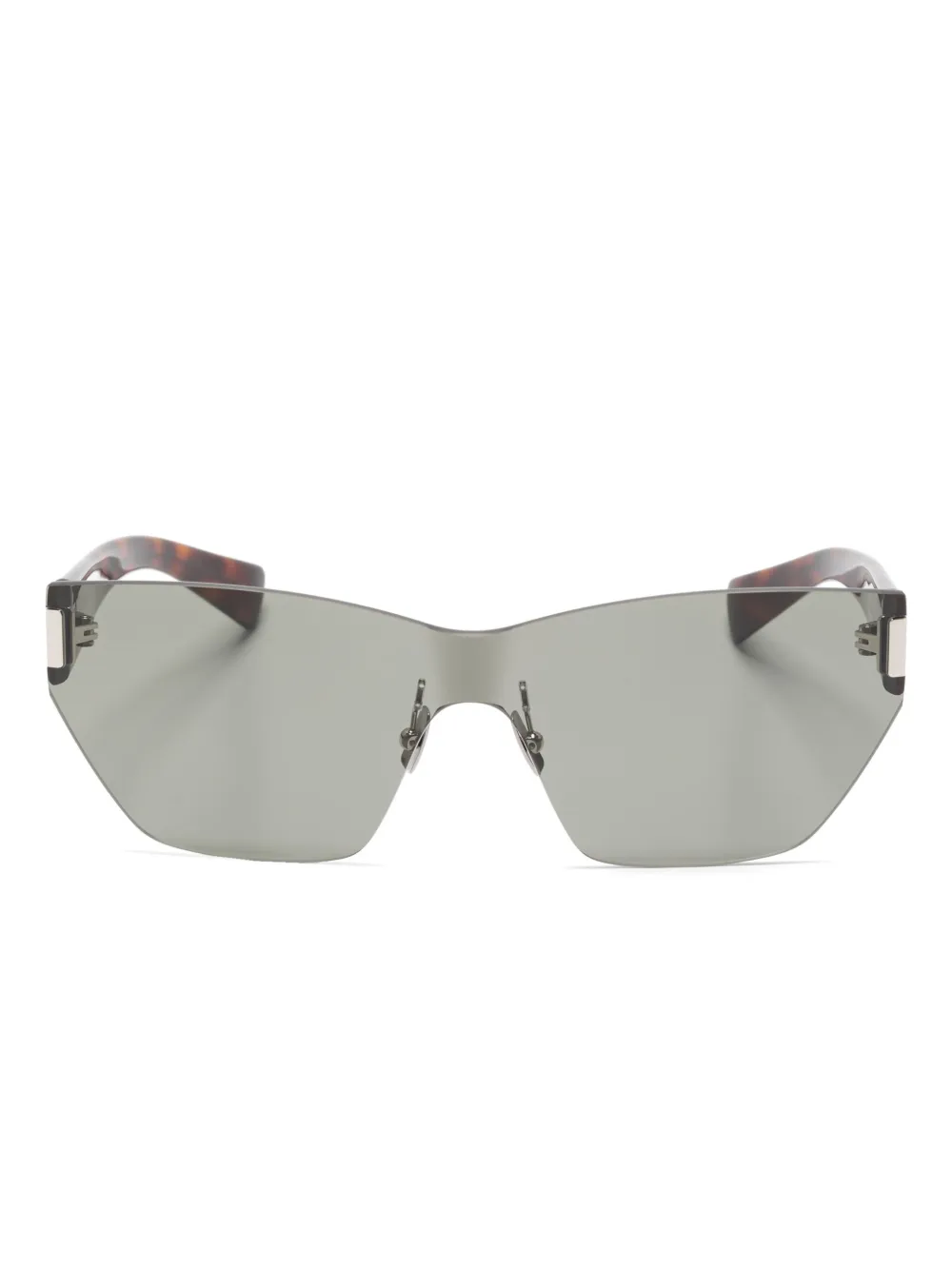 

Солнцезащитные очки в массивной оправе Saint Laurent Eyewear, черный