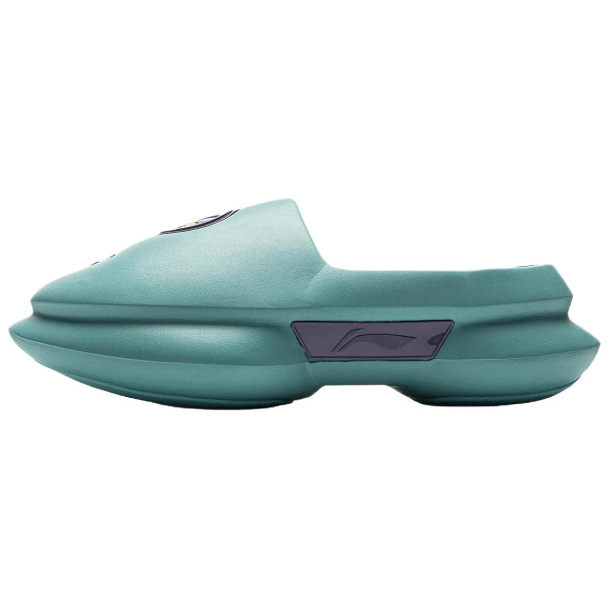 Закрытые сандалии Li-Ning WADE SLIDE зелено-фиолетовые