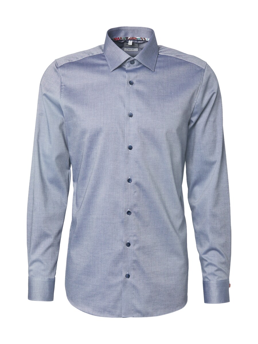 

Рубашка Slim Fit на пуговицах OLYMP, пыльно-синий