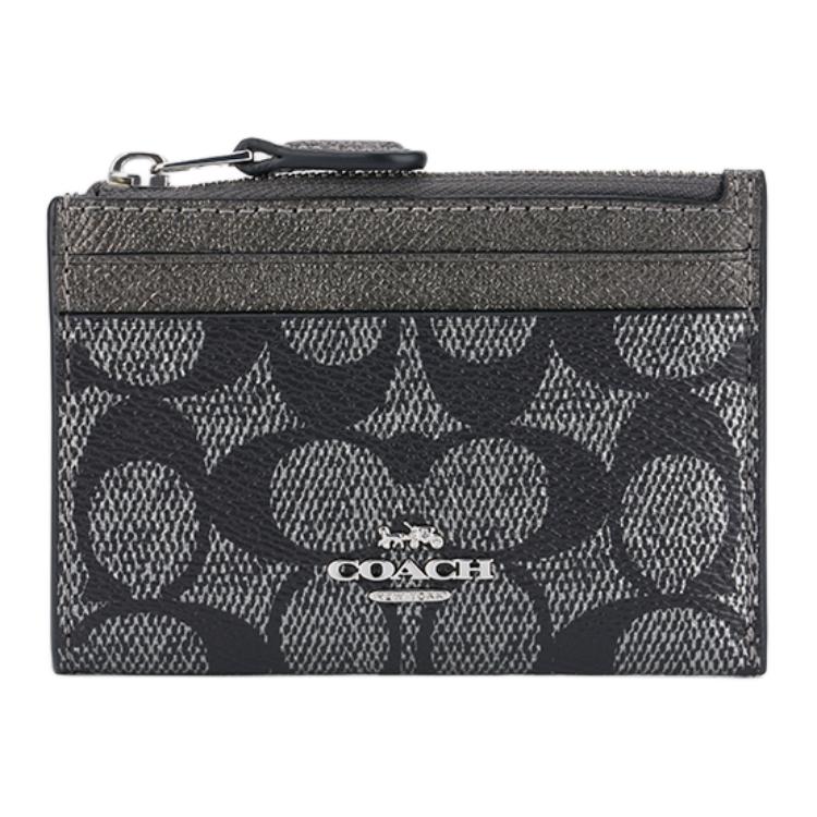 

Мини-кошелёк из искусственной кожи унисекс Gunmetal COACH