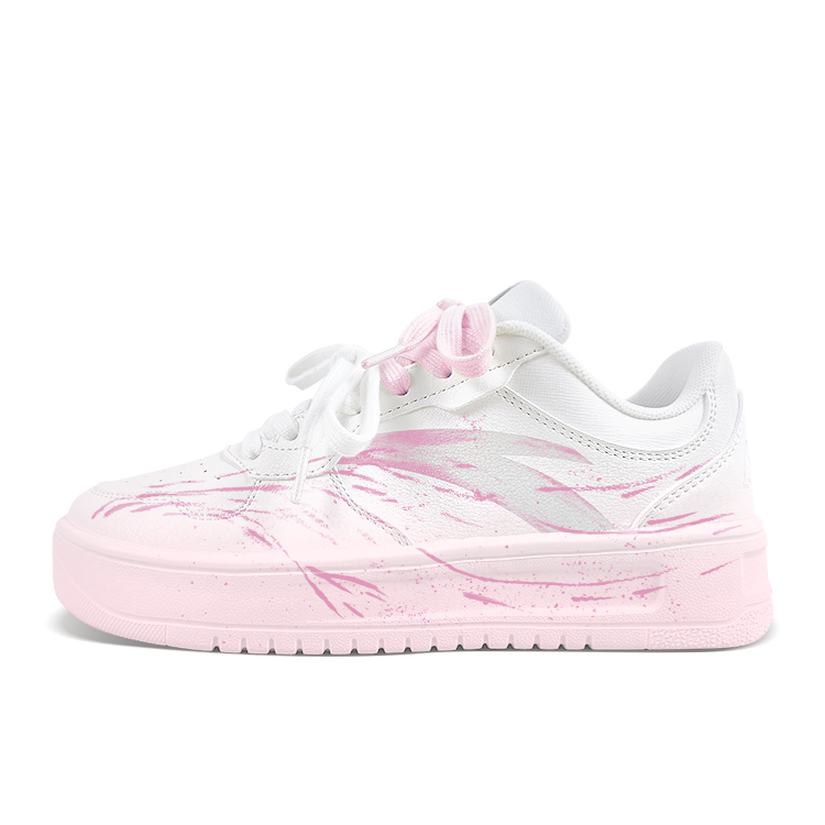 

Нескользящие легкие и дышащие низкие кеды для скейтбординга Unisex ANTA, розовый