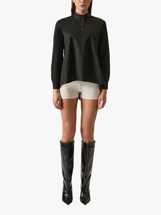 

Длинная блузка с кружевной спинкой James Lakeland, Black