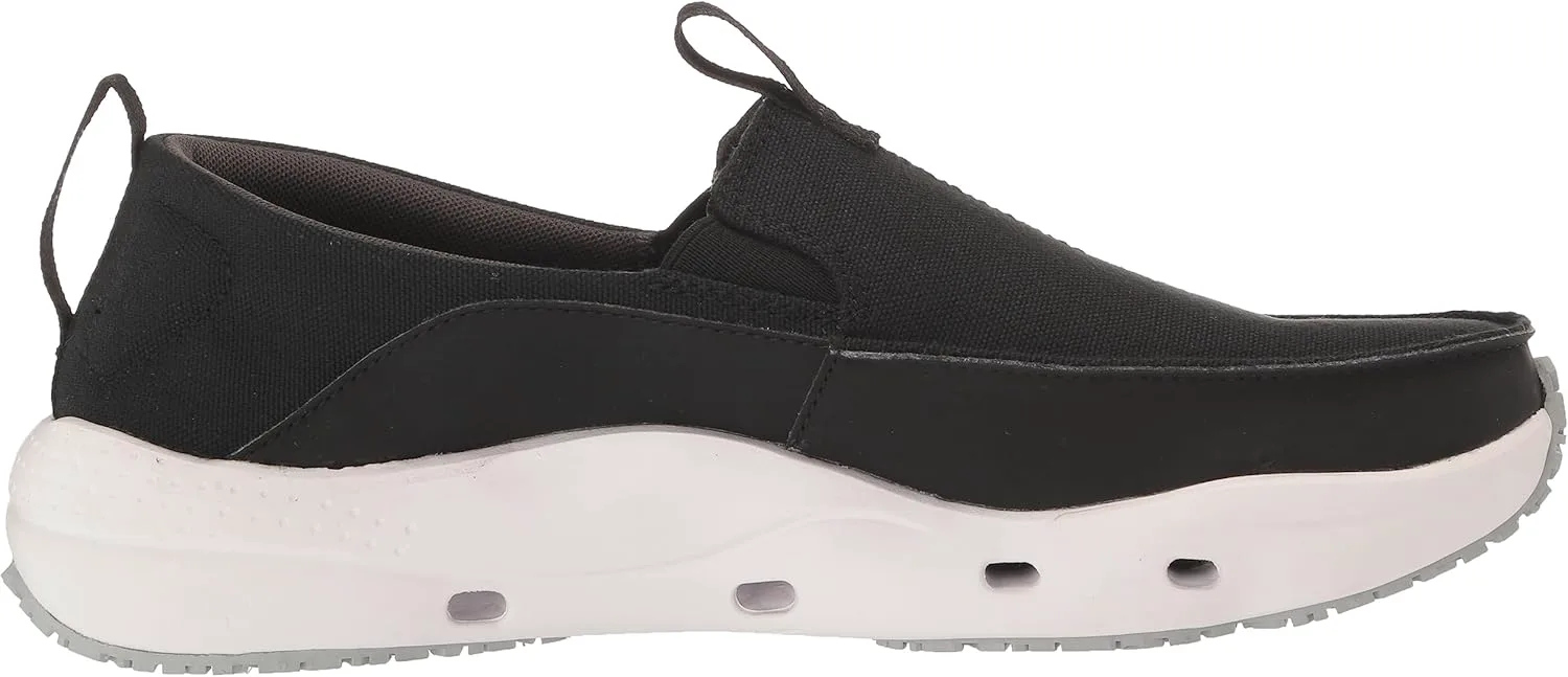 Мужские лодочные туфли Under Armour Micro G Kilchis Slip Recover, черно-белый — фото 4
