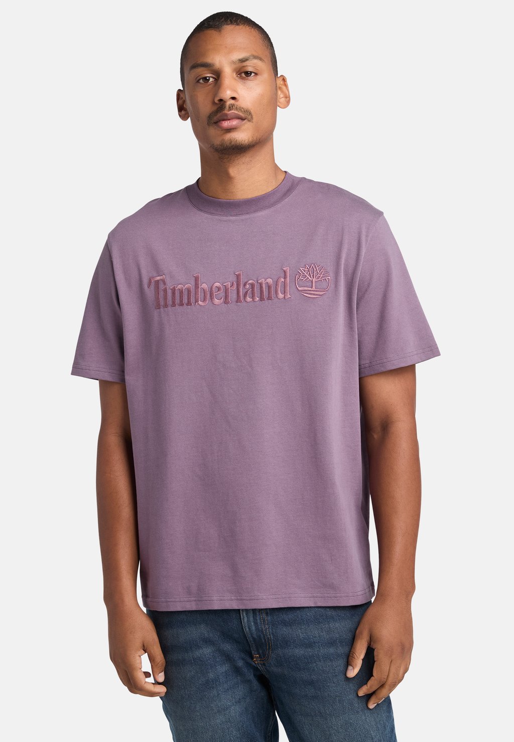 

Футболка с принтом SHORT SLEEVE TEE Timberland, фиолетовый