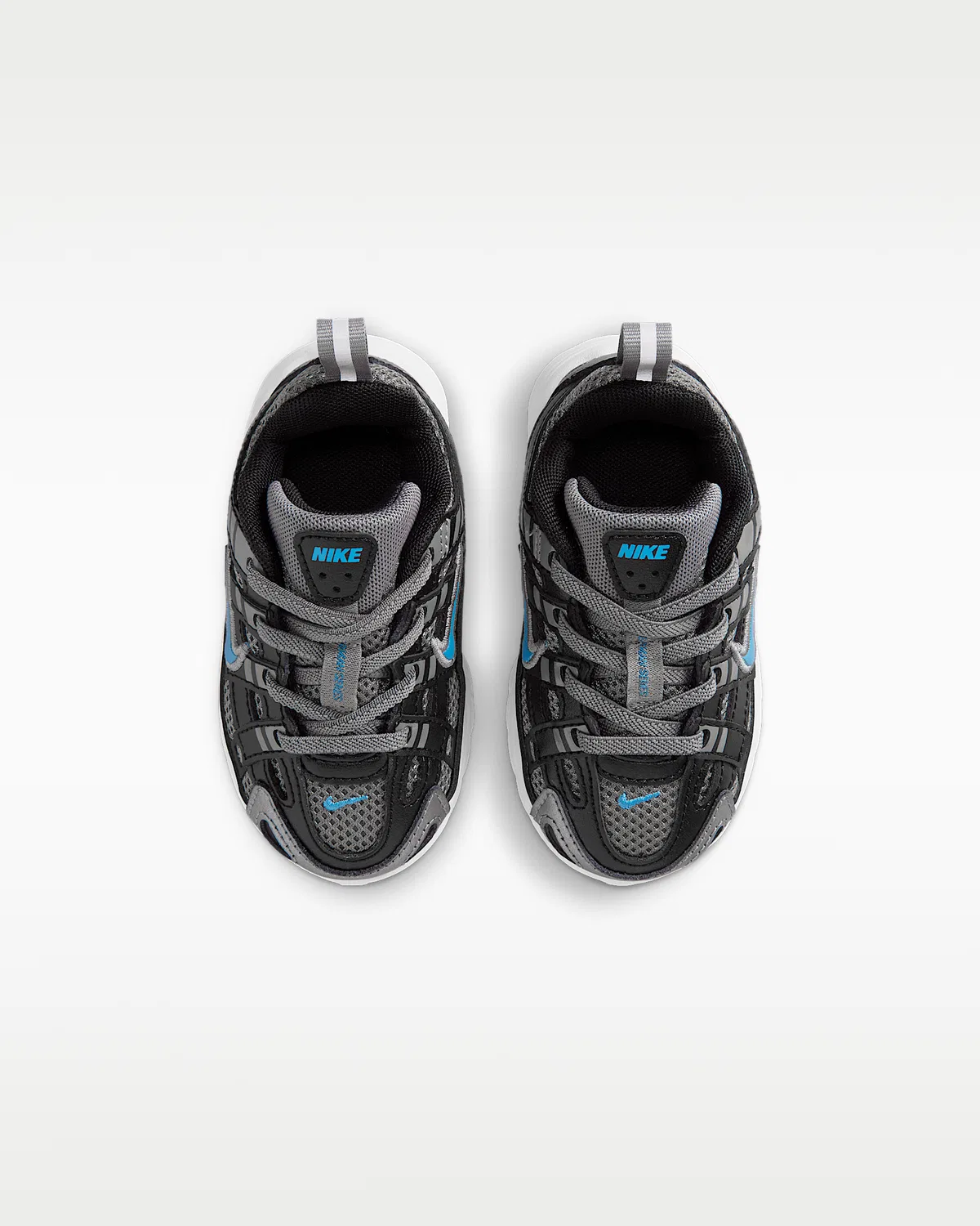 Детские кроссовки Nike P-6000, Smoke Grey/Black/Platinum Tint/Dutch Blue — фото 4