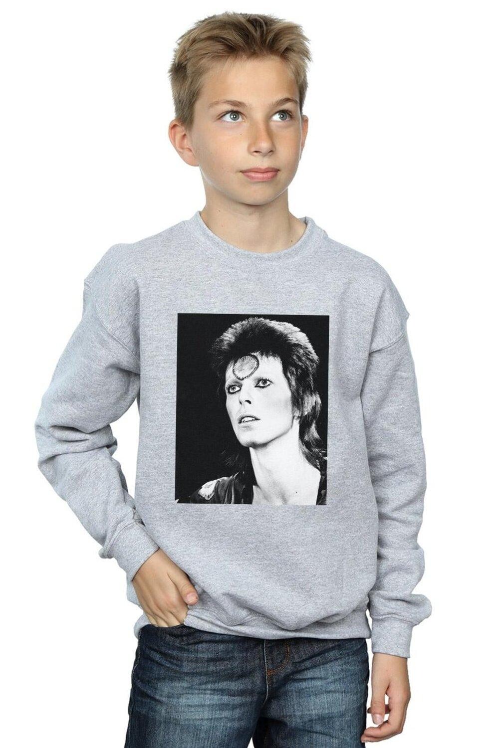 

Толстовка с изображением Зигги David Bowie, серый
