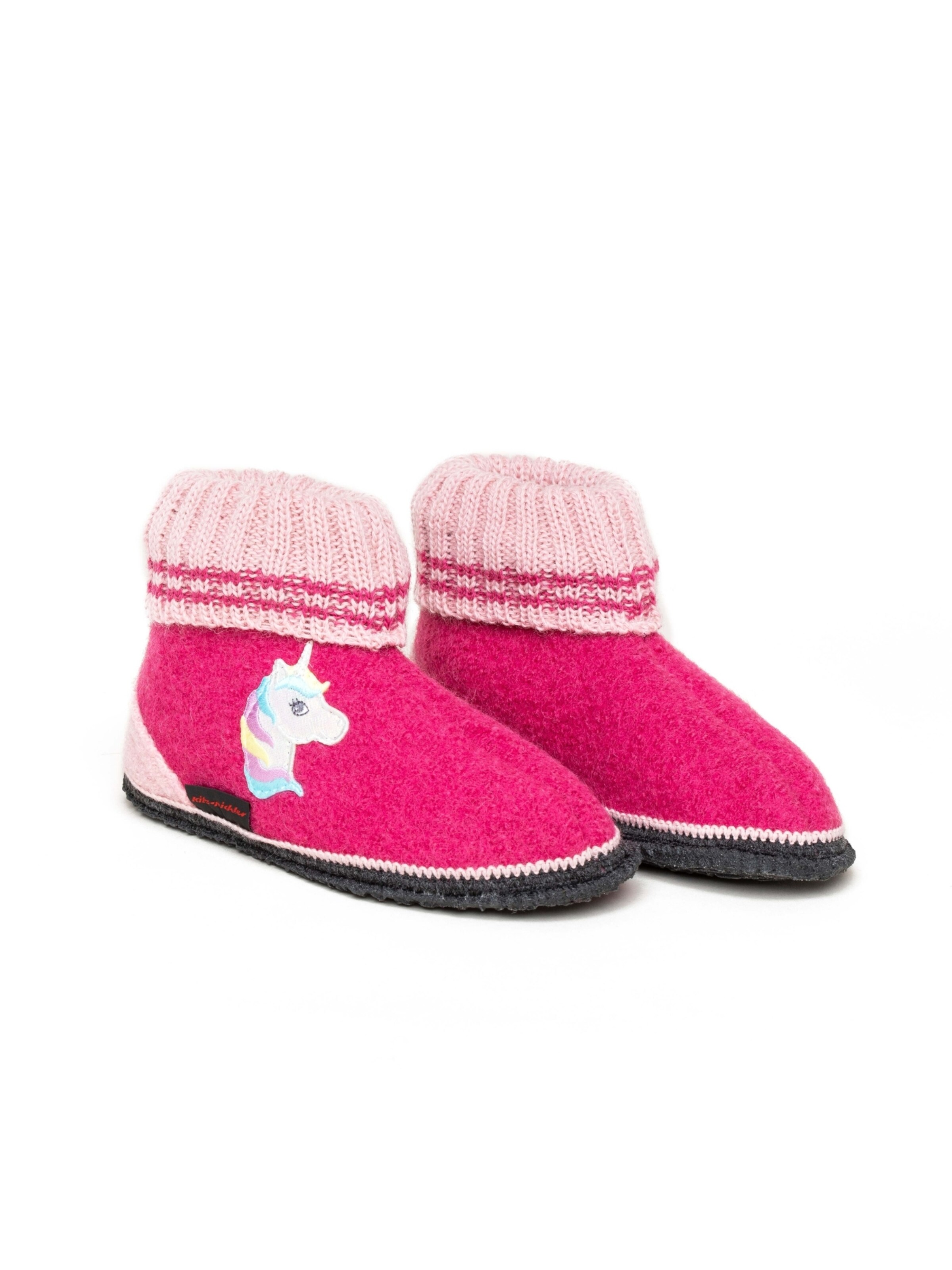Kitz-pichler Тапочки 'Hüttenschuhe LM Kauns Einhorn' в розовом цвете — фото 2