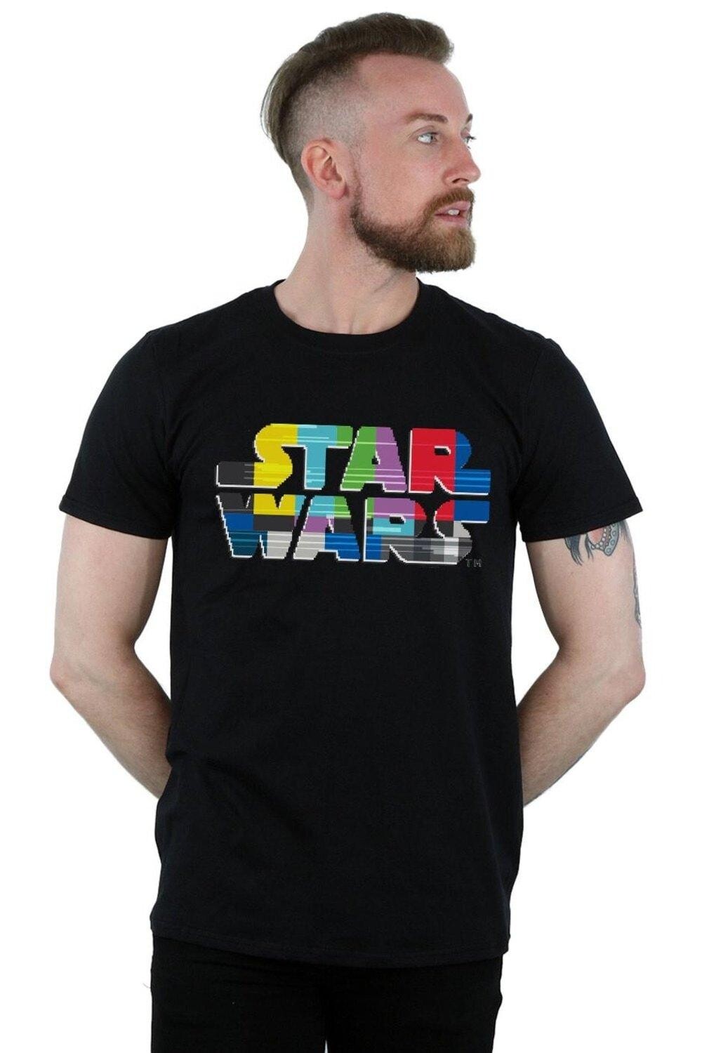 

Футболка с логотипом Test Card Star Wars, черный