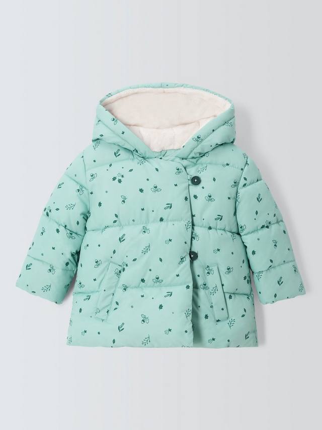 

Детская куртка с подкладкой в виде цветка желудя John Lewis, разноцветный