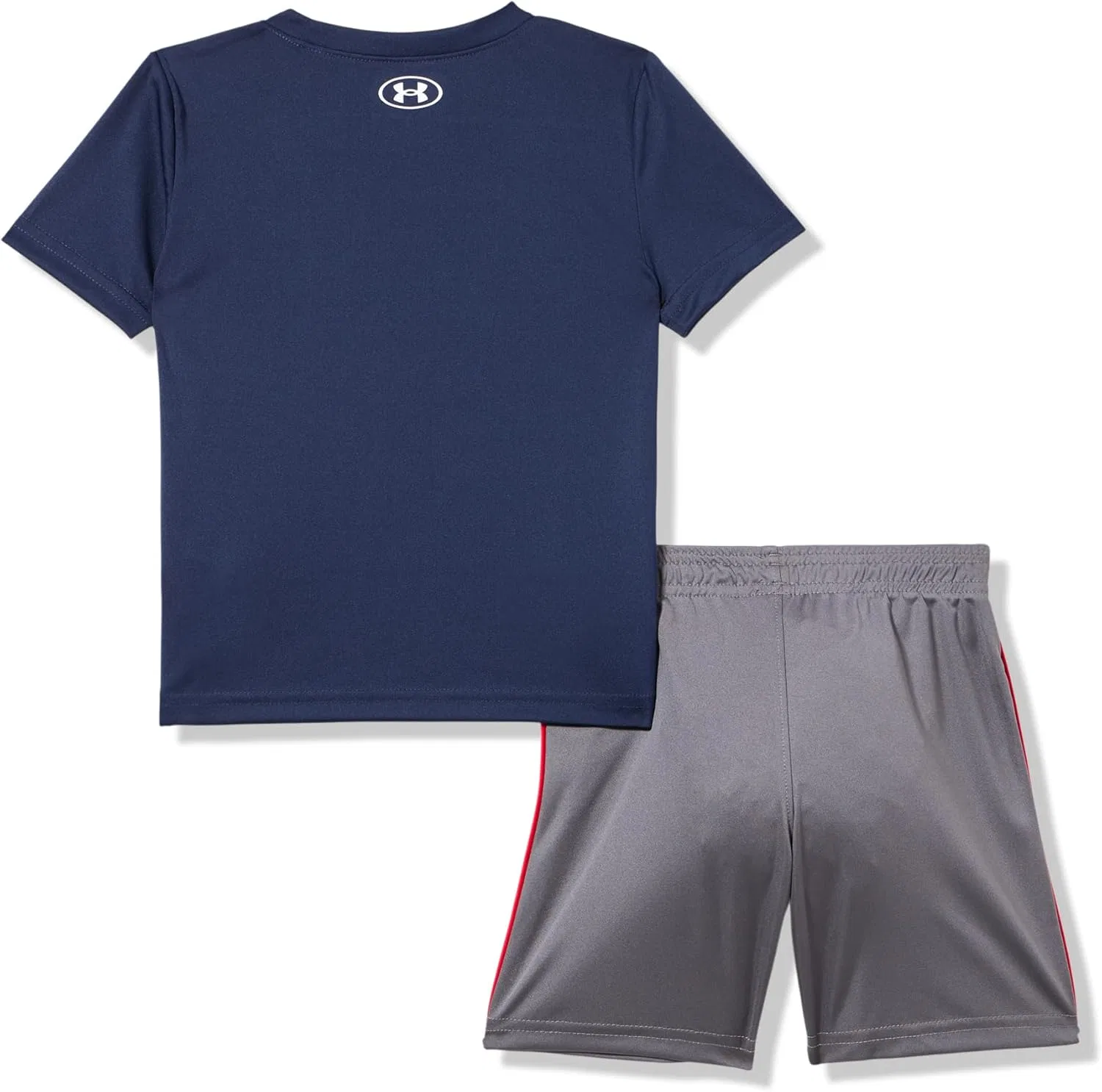 Детский спортивный комплект из футболки и шорт Under Armour, Navy Tech Ball — фото 3