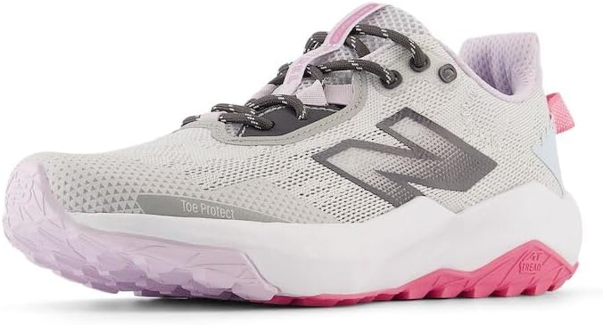 

Детские кроссовки New Balance Dynasoft Nitrel V6 на шнуровке (унисекс), розовый/голубой/серый