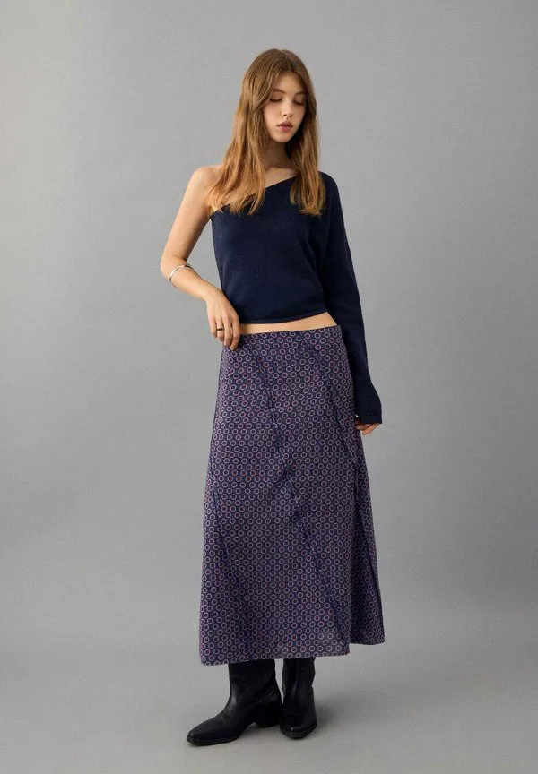 Подростковая юбка а-силуэта Mango Kids, Marineblauw