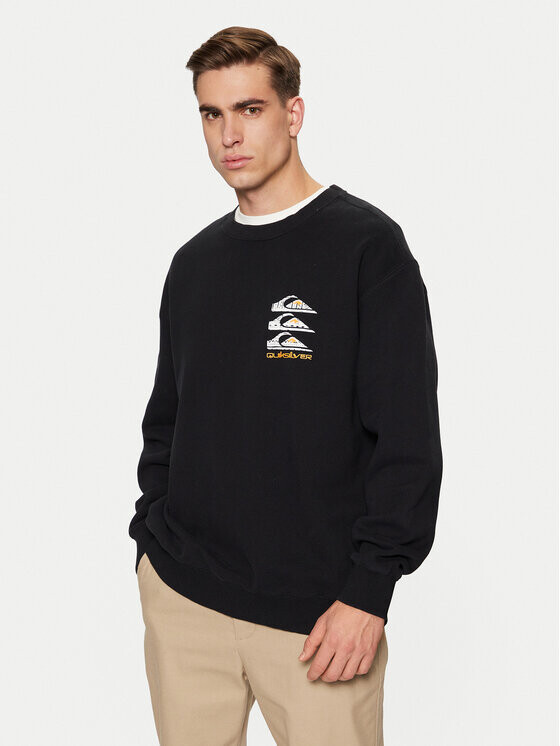 

Толстовка обычного кроя Quiksilver, черный
