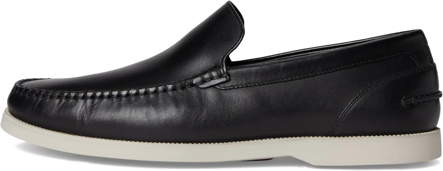 Лоферы Cole Haan Mens American Classics Hampton, черный/слоновая кость — фото 4