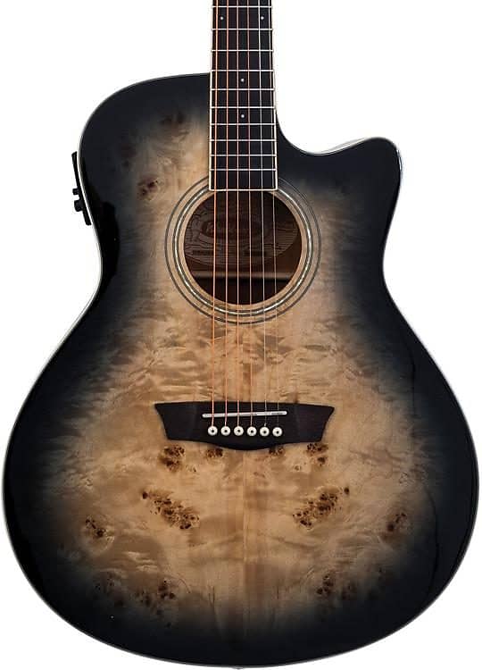 

Акустическая гитара Washburn Deep Forest Burl Ace Black Fade Acoustic