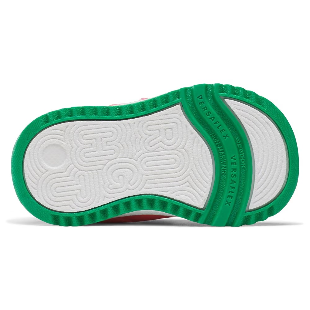Детские кроссовки Weebok Clasp Low 2 Sneaker Toddler от Reebok, coral/white/green — фото 4