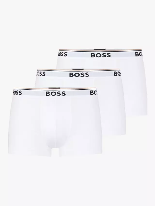 

Трусы HUGO BOSS BOSS Power Cotton Logo Waistband 3 шт, белый