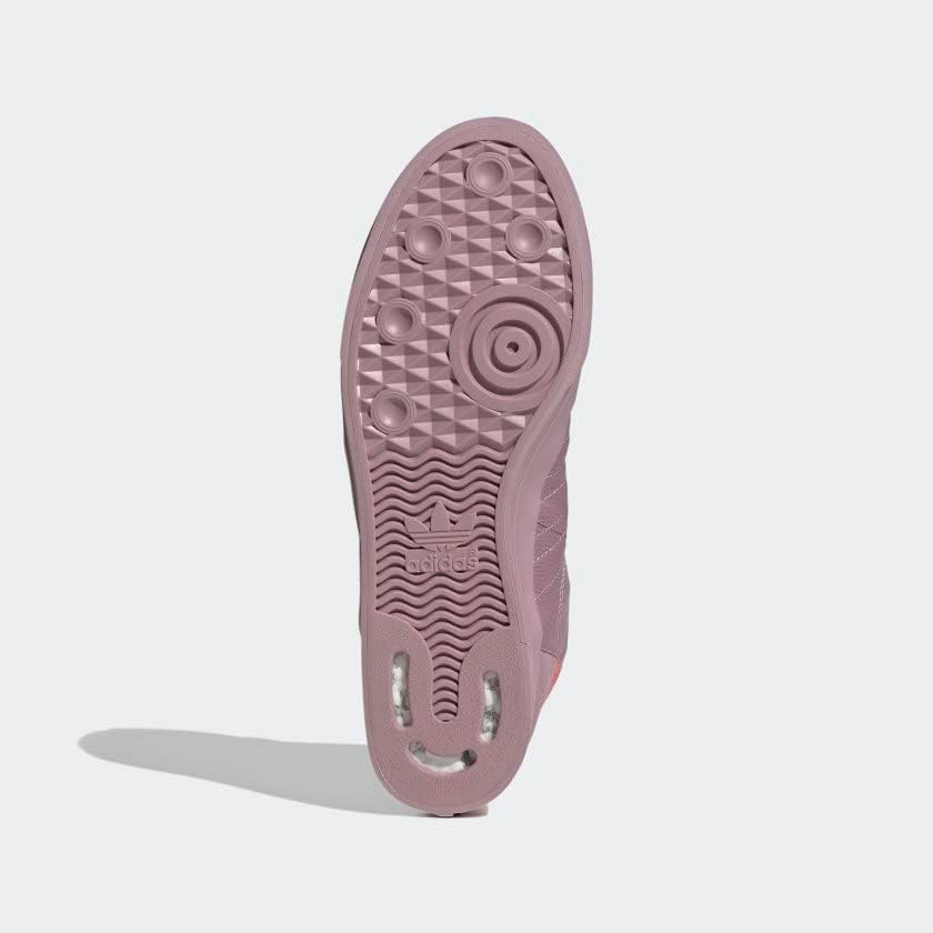 Кроссовки adidas Originals Nizza Hi RF для мужчин, Magic Mauve/Magic Mauve/Wonder Red — фото 3