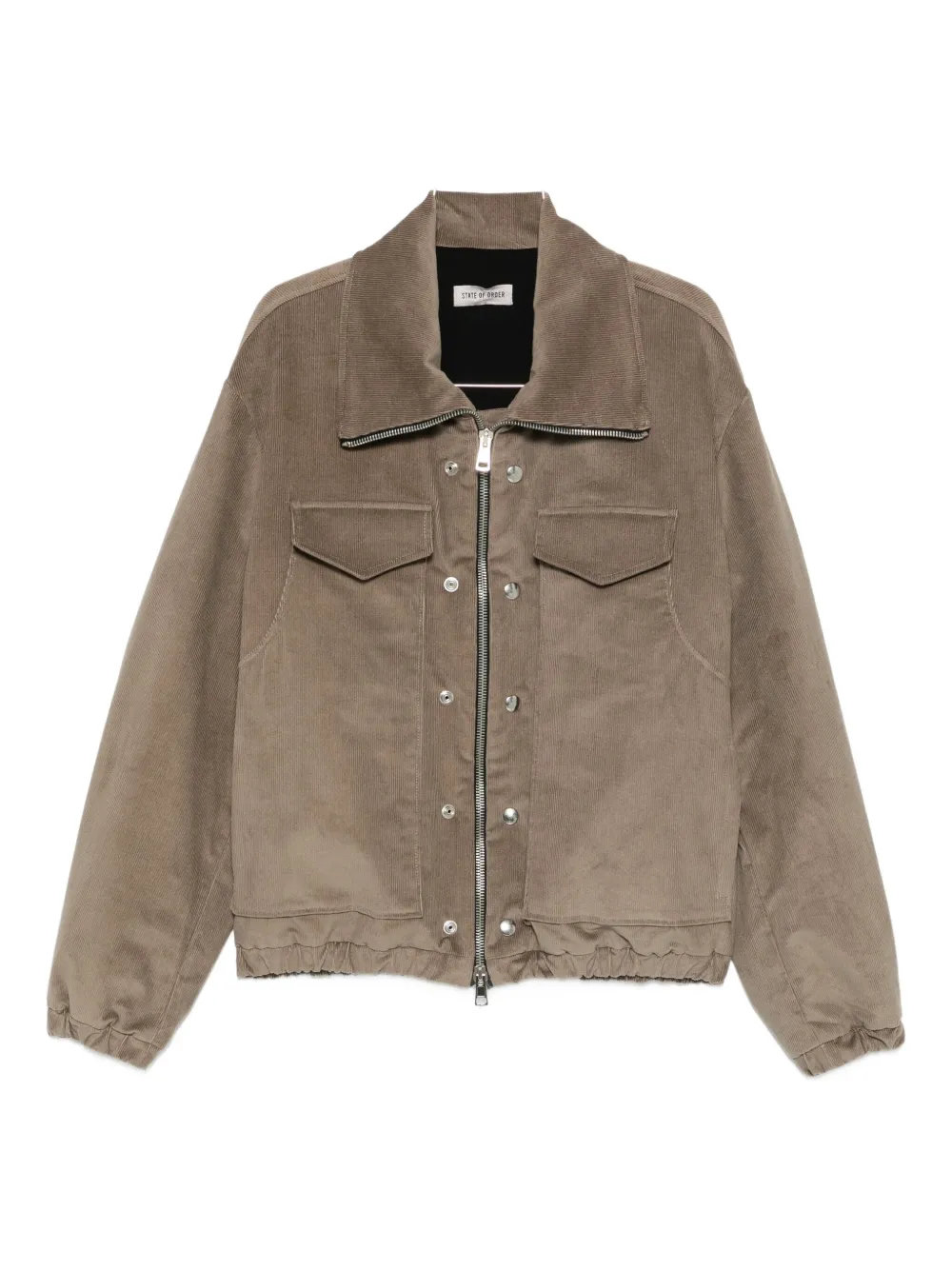 

Куртка на молнии из вельвета State Of Order, коричневый