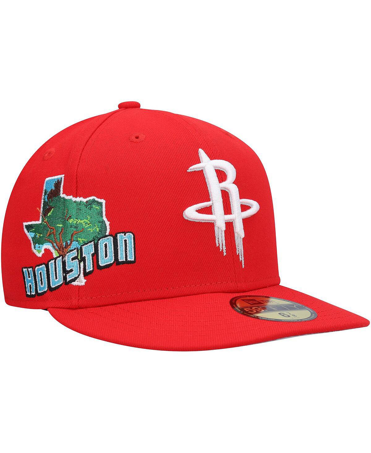 

Мужская красная приталенная кепка Houston Rockets Stateview 59FIFTY New Era