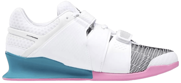 

Кроссовки Reebok Legacy Lifter FlexWeave 'White Seaport Teal Pink', белый
