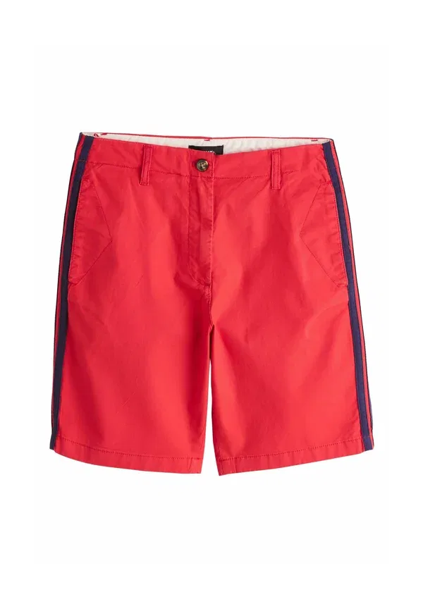 Шорты Regular fit chino short with side stripes, Next, красный
