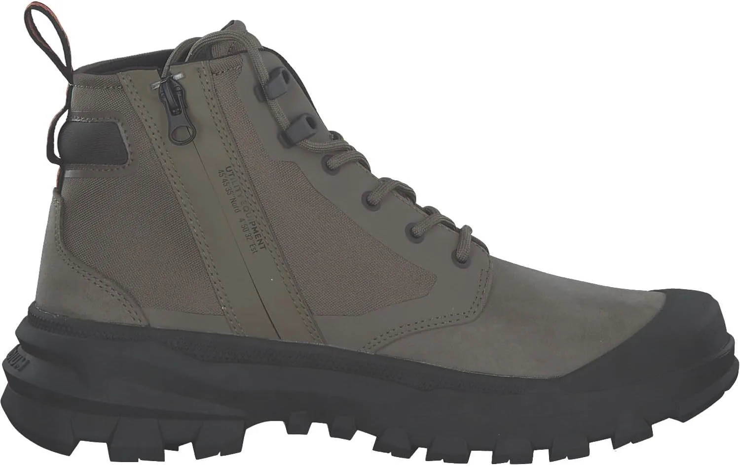 Ботинки Palladium Unisex Pallarder Zip Mix Ankle Boot, темно-зеленый — фото 2