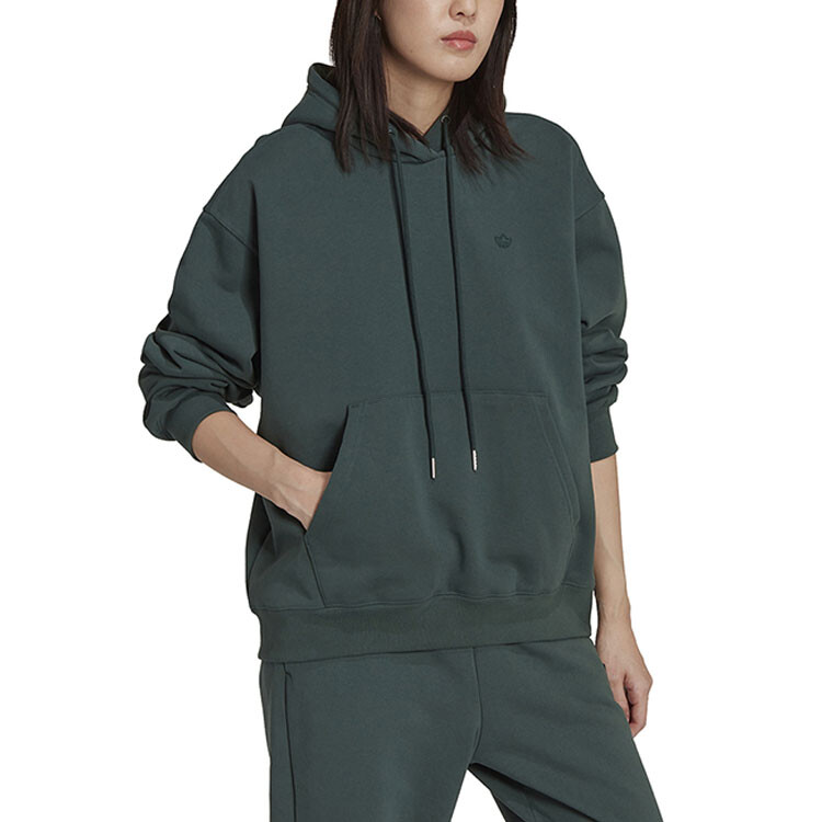 Adicolor W Толстовка женская зеленая Adidas Originals — фото 3