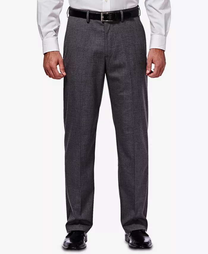 

JMH Men Premium Stretch Классические брюки с плоской передней частью Haggar, серый