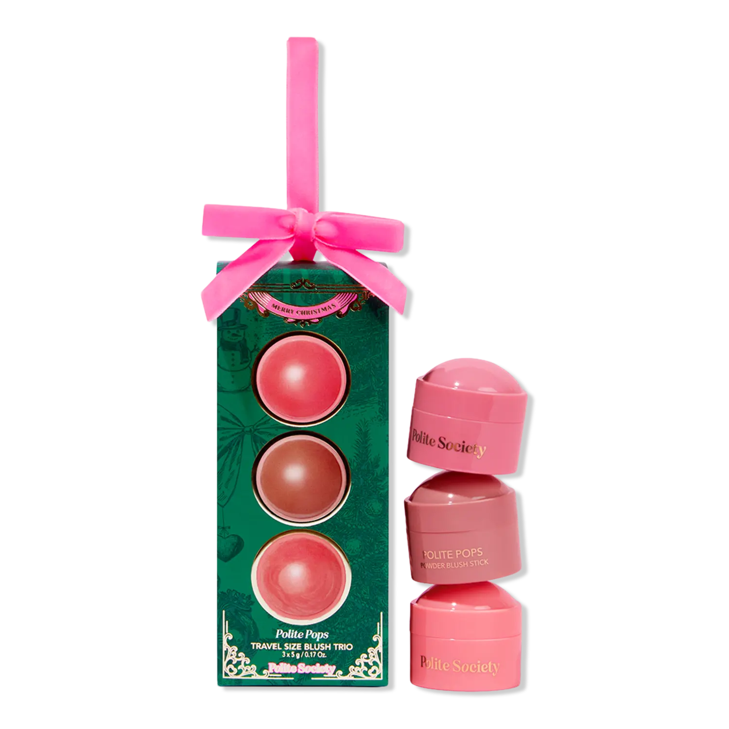 

Румяна Polite Pops Travel Size Blush Trio Polite Society