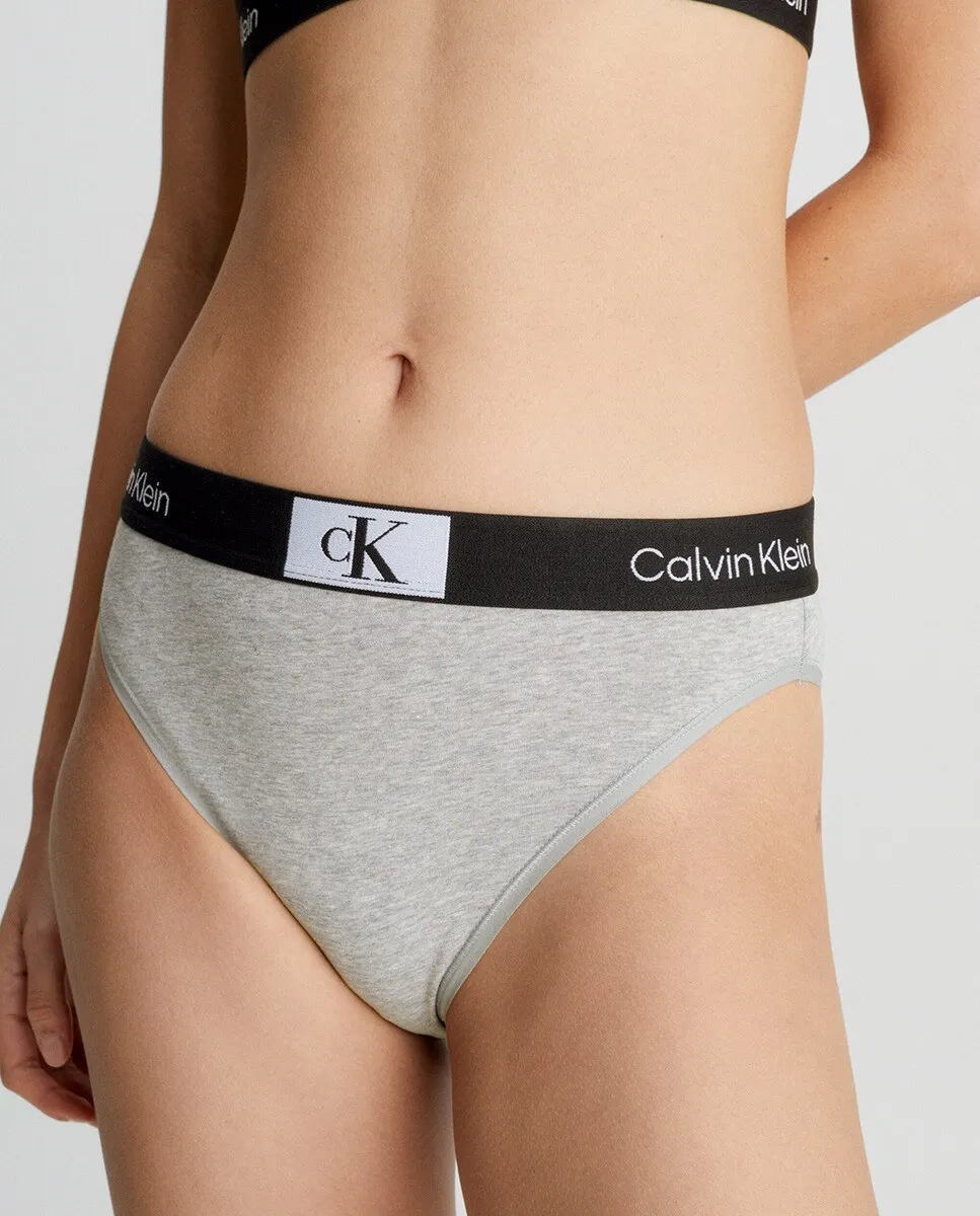 

Бразильское платье с завышенной талией, хлопок 1996 г Calvin Klein, серый