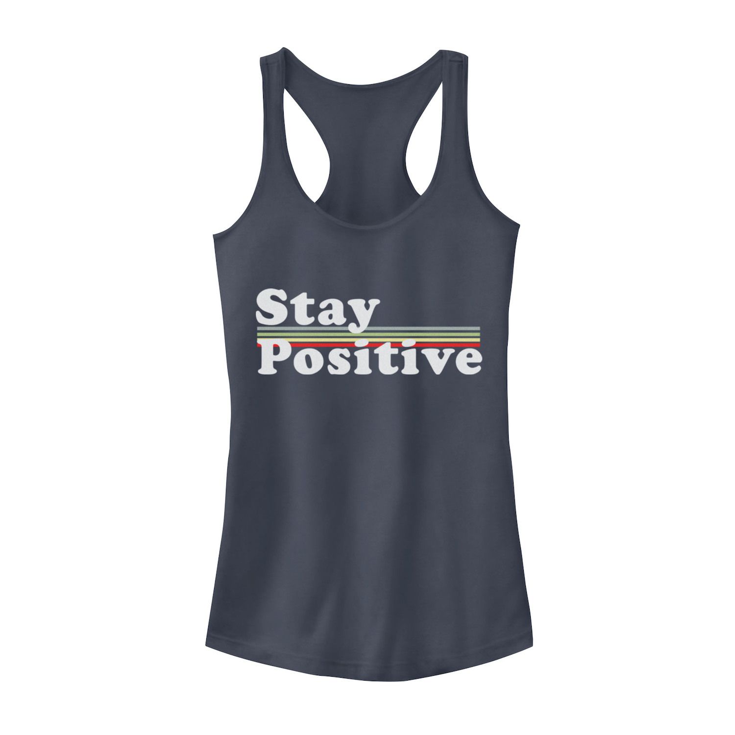 

Майка с радужным рисунком для юниоров «Stay Positive»