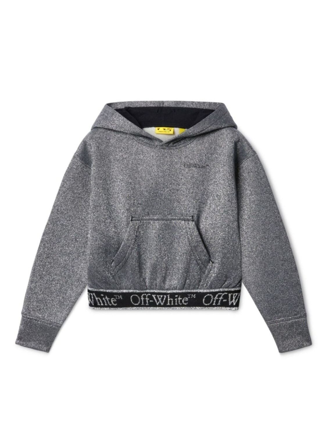 

Off-White Kids худи Bookish Logo Band, серый