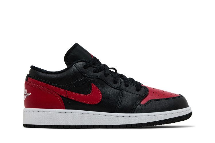 Кроссовки Air Jordan Air Jordan 1 Low GS 'Bred', красный — фото 2