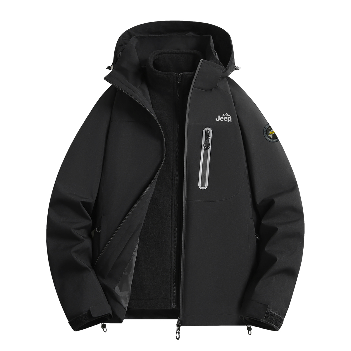 

Куртка Unisex Hooded Moderate Others Jeep, pure черный