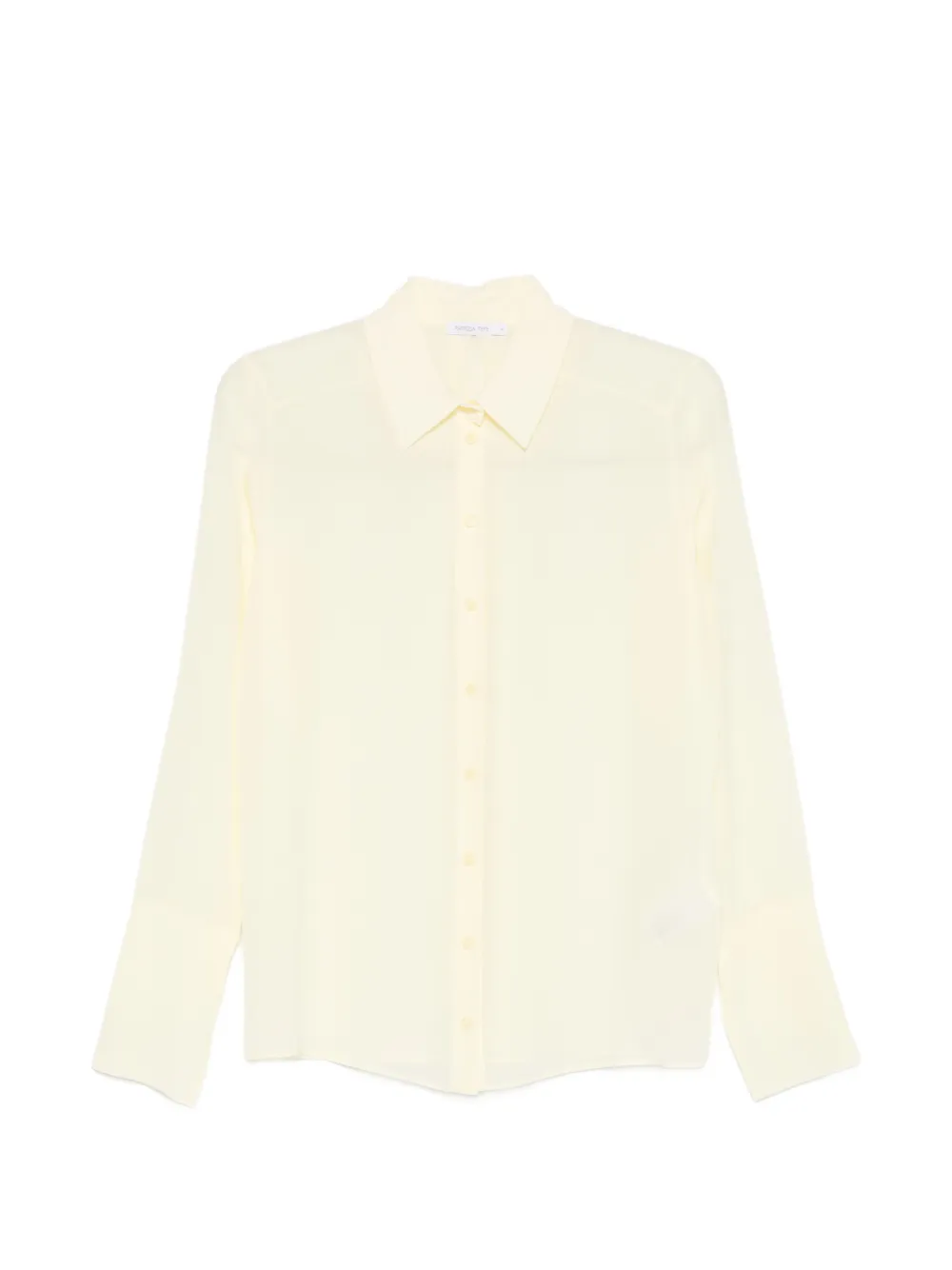 

Креповая рубашка с длинными рукавами Patrizia Pepe, бежевый