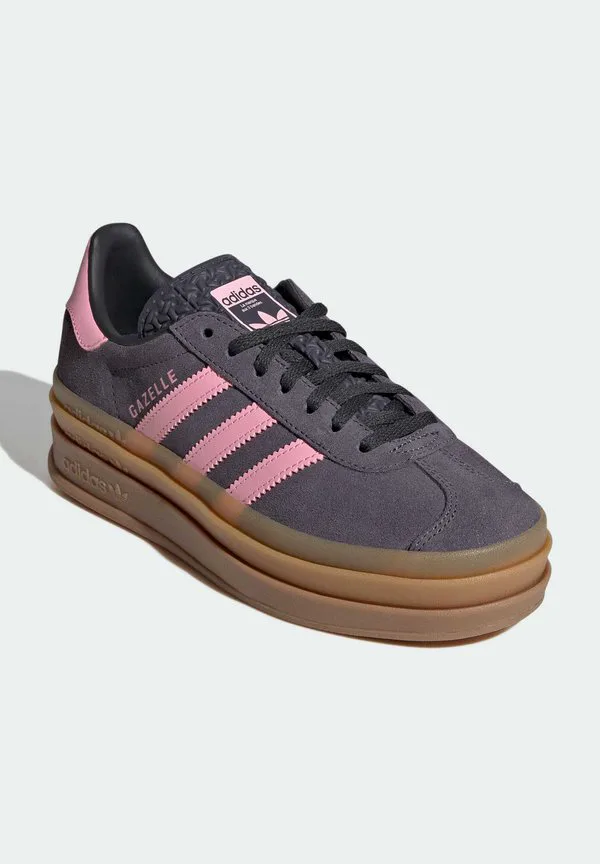 Кроссовки gazelle bold унисекс Adidas Originals, Aurora Onix Bliss Pink — фото 2