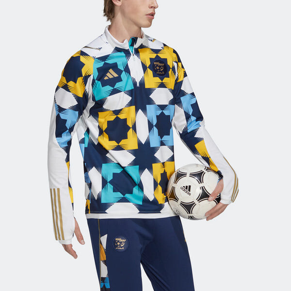 Рубашка алжирские тренировочные топы Adidas, белый — фото 4