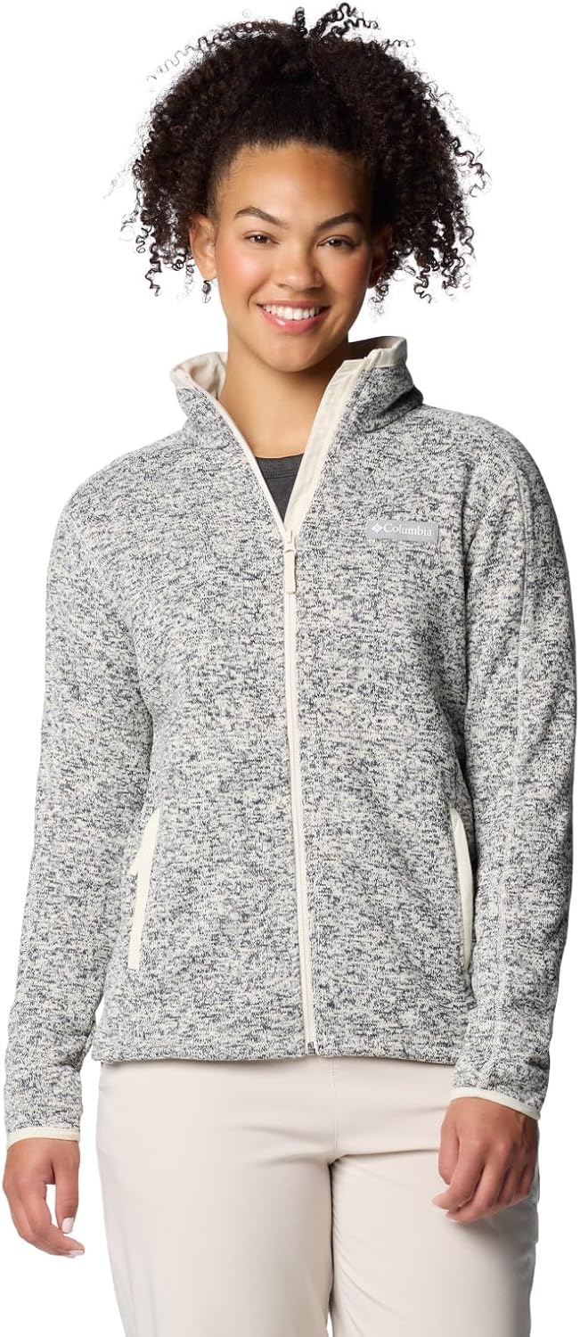 

Columbia женская кофта Sweater Weather Full Zip II, Shale Purple Heather