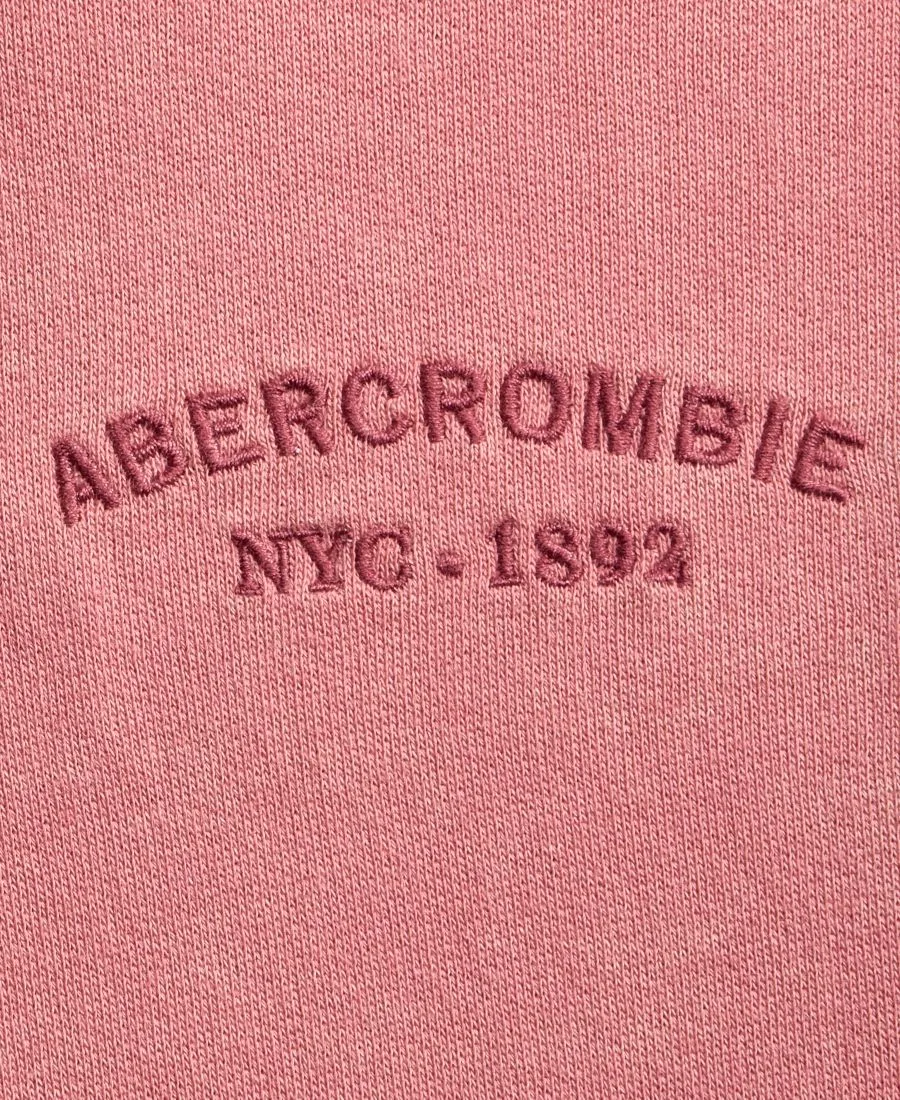 Детская толстовка с капюшоном, выцветшая на солнце Abercrombie kids, dusty розовый — фото 4