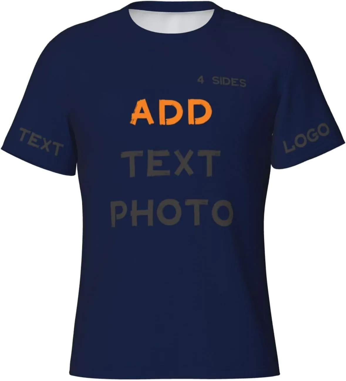 

Футболка Custom с принтом на 4 сторонах