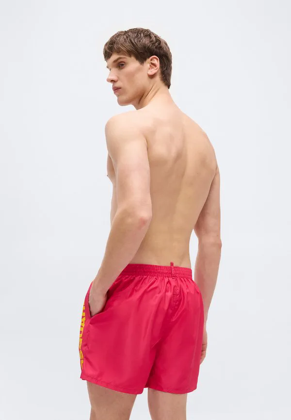 Плавки-Боксеры средней длины с логотипом sunset chaser Dsquared2, Fuxia — фото 3