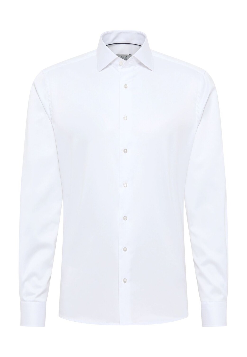 

Luxury Shirt Деловая рубашка, современный крой, саржа, мужская ETERNA, белый