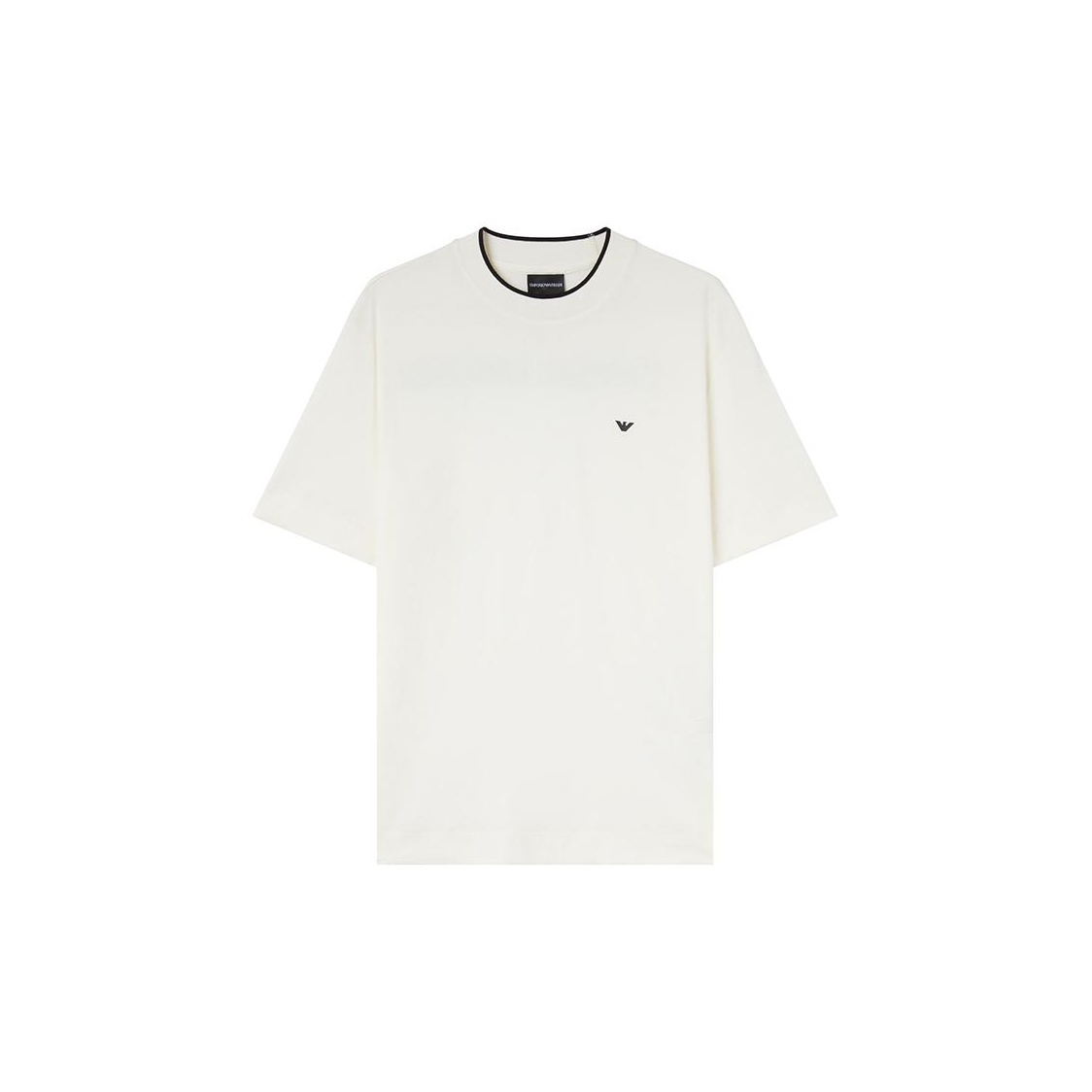 

EMPORIO ARMANI Футболка мужская белая SS24, Белый, EMPORIO ARMANI Футболка мужская белая SS24