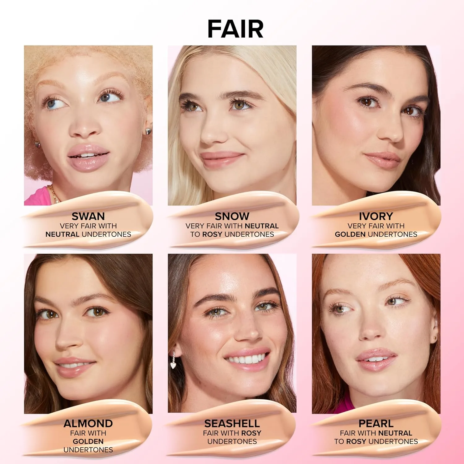 Тональный крем Too Faced Born This Way Natural Finish Longwear Liquid Foundation | Среднее и плотное покрытие | Увлажняющий + без масел, 04 Almond (Fair with Golden Undertones) — фото 4