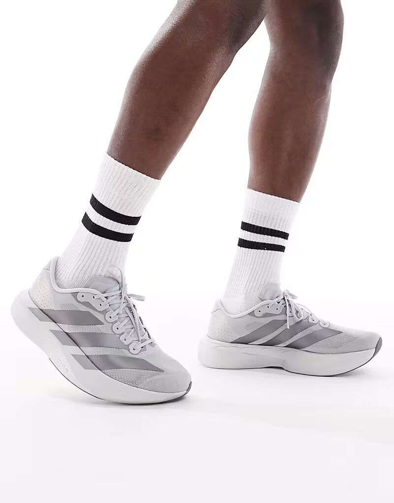 Кроссовки Adidas Running Adizero EVO SL серого цвета Adidas Performance